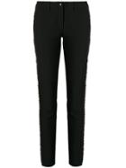 Philipp Plein Studded Slim-fit Trousers - Black
