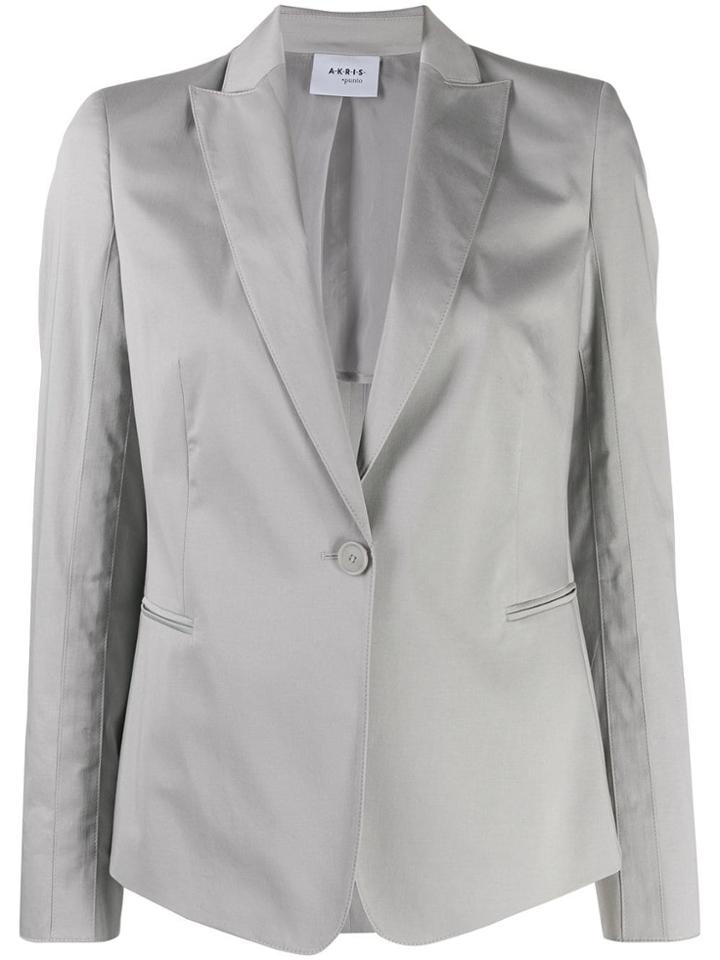 Akris Punto Blazer Jacket - Grey