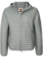 Colmar Quilted Hooded Jacket - Grey