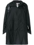Cottweiler Oversized Hooded Raincoat - Black