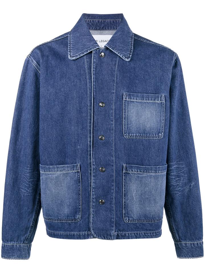 Our Legacy - Rodeo Patch Pocket Denim Jacket - Men - Cotton - 48, Blue, Cotton