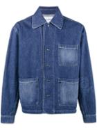 Our Legacy - Rodeo Patch Pocket Denim Jacket - Men - Cotton - 48, Blue, Cotton