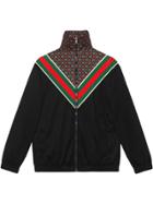 Gucci Gg Star Oversize Jacket - Black