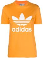 Adidas Logo Print T-shirt - Yellow & Orange