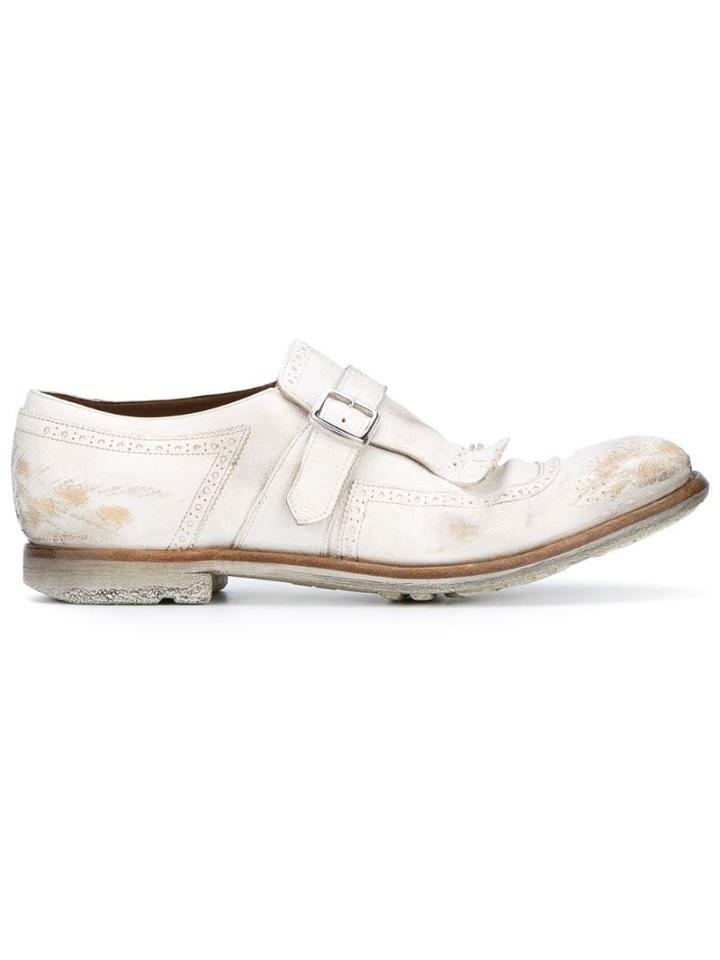Church's Fringed Buckle Loafers - Neutrals