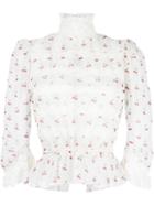 Marc By Marc Jacobs Cherry Print Victorian Blouse