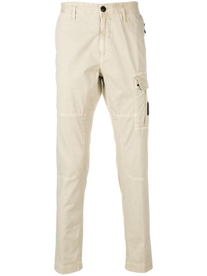 Stone Island Slim Cargo Trousers - Neutrals