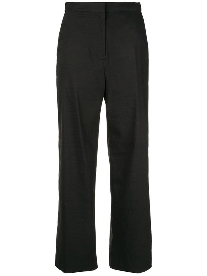 Des Prés Loose Fit Straight Trousers - Black