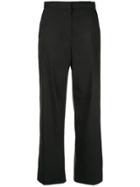 Des Prés Loose Fit Straight Trousers - Black