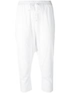 Kristensen Du Nord - Cropped Trousers - Women - Cotton/spandex/elastane - 3, White, Cotton/spandex/elastane