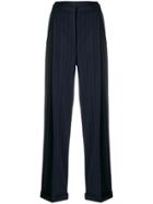 3.1 Phillip Lim Pin-stripe Tailored Trousers - Blue