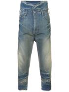 Julius High-rise Cropped Jeans - Blue