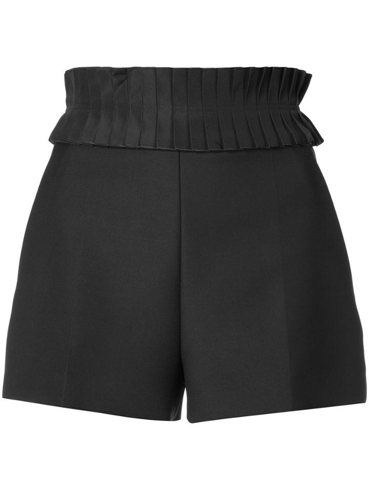Jil Sander Pleated Waistband Short - Black