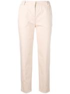 Pinko Cropped Tailored Trousers - Neutrals