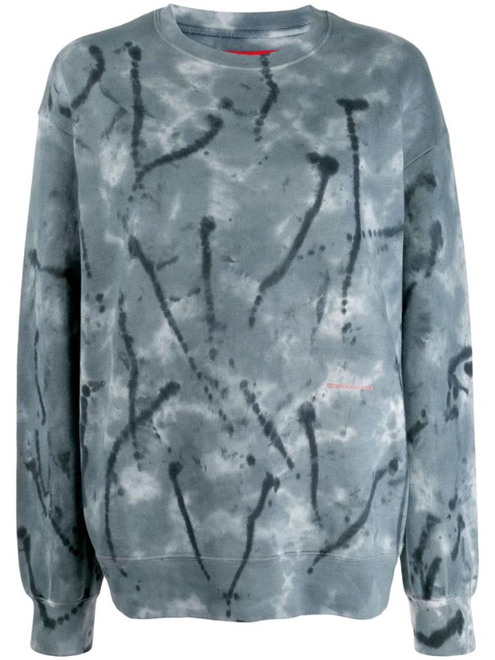 Eckhaus Latta Hand Dyed Sweatshirt - Blue