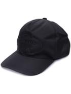 Prada Milano Logo Embroidered Cap - Black