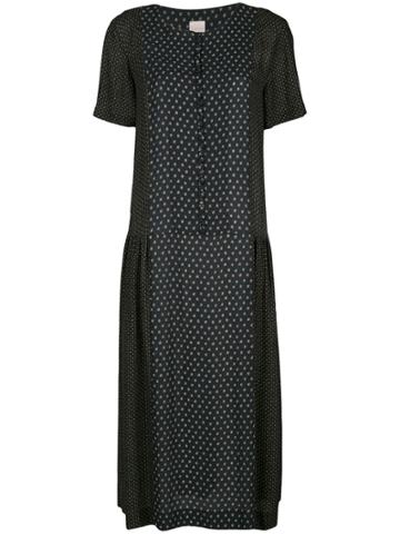 Zanini Patterned Midi Dress - Blue