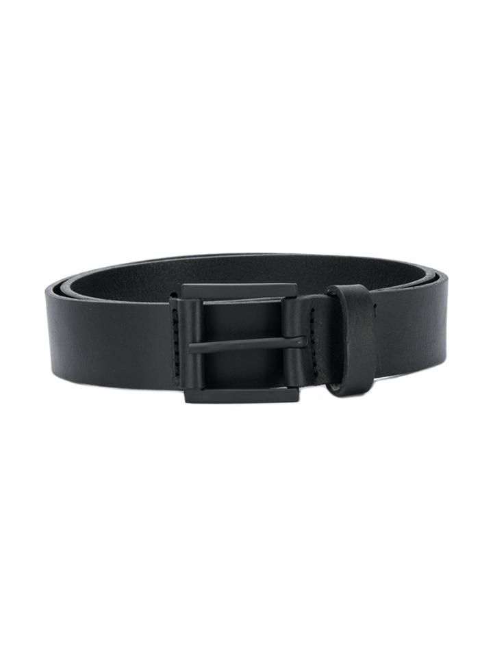 Givenchy Kids Square Buckle Belt - Black