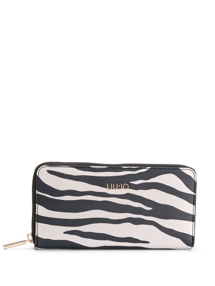 Liu Jo Zebra Print Purse - Black