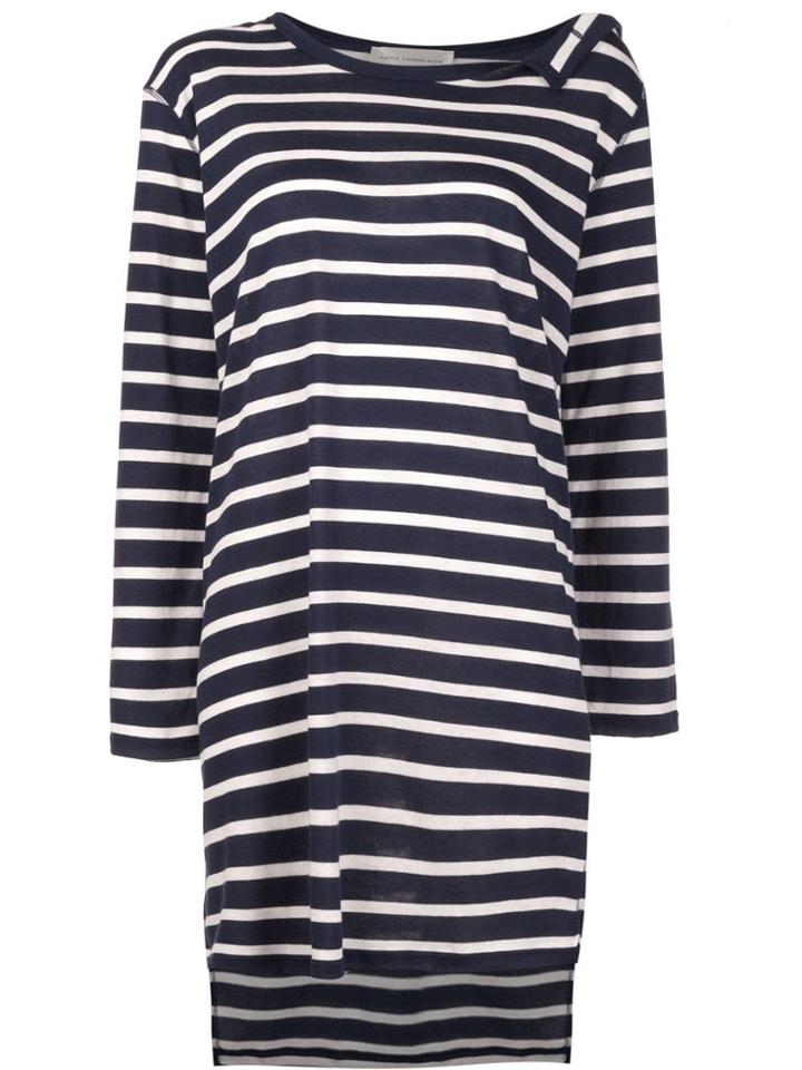Faith Connexion Striped Sailor Dress - Blue