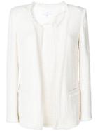 Iro Open Tweed Jacket - White