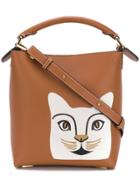 Loewe Cat Bucket Bag - Brown