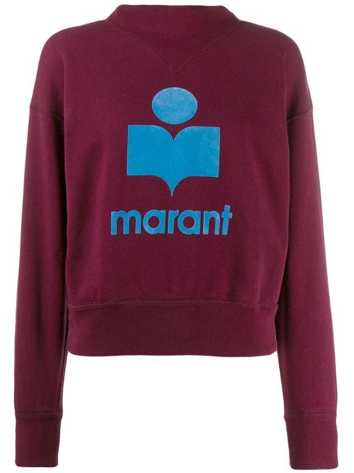Isabel Marant Étoile Logo Print Sweatshirt - Purple