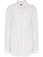 Y/project Striped Shirt - White