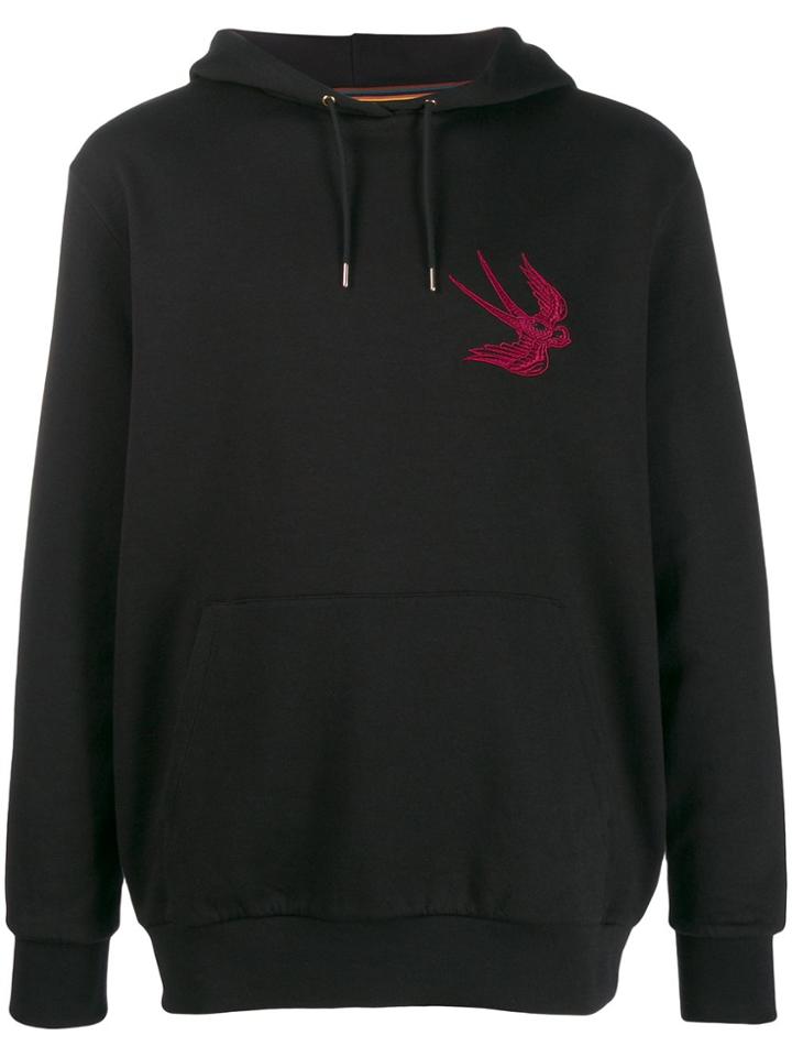 Paul Smith Explorer Embroidered Hoodie - Black