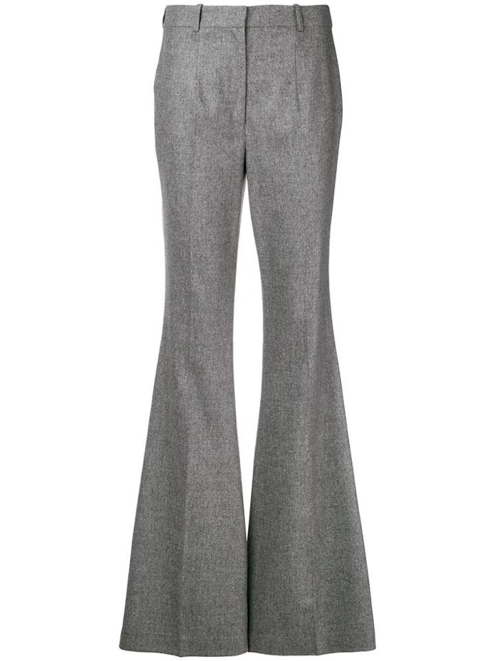 Michael Kors Collection High-waisted Flared Trousers - Grey