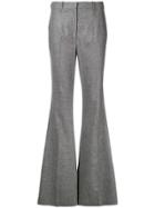 Michael Kors Collection High-waisted Flared Trousers - Grey