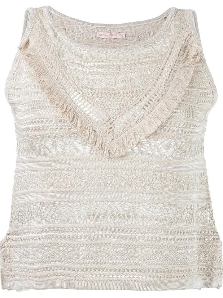 Cecilia Prado Knit Top, Women's, Size: G, Nude/neutrals, Viscose