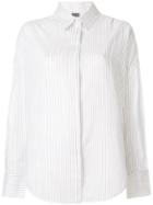 Lorena Antoniazzi Pinstripe Shirt - White