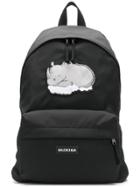 Balenciaga Rhino Print Explorer Backpack - Black