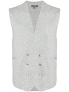 N.peal Double Breasted Waistcoat - Neutrals