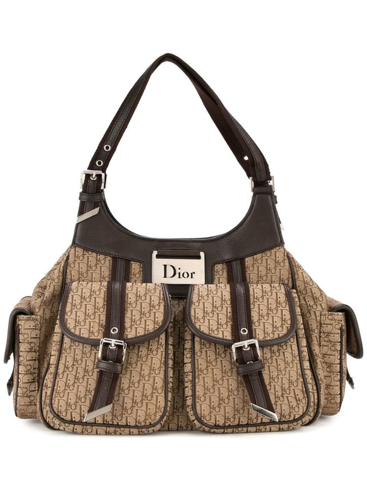 Christian Dior Pre-owned Trotter Shoulder Bag - Brown