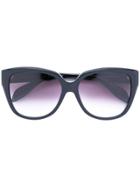 Alexander Mcqueen Eyewear Oversized Frame Sunglasses - Black