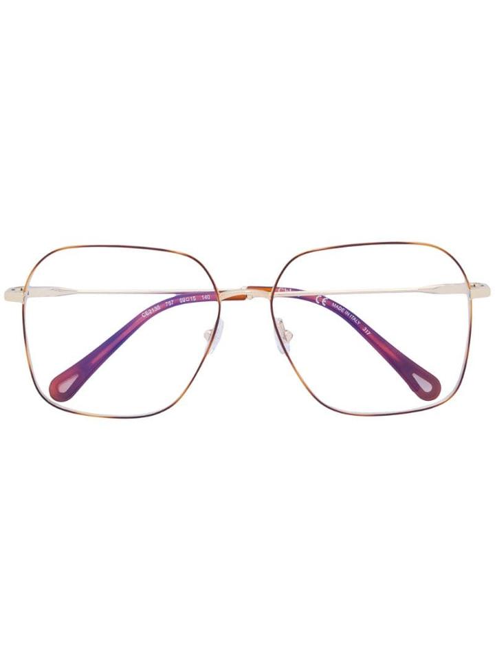 Chloé Eyewear Square Frame Glasses - 757