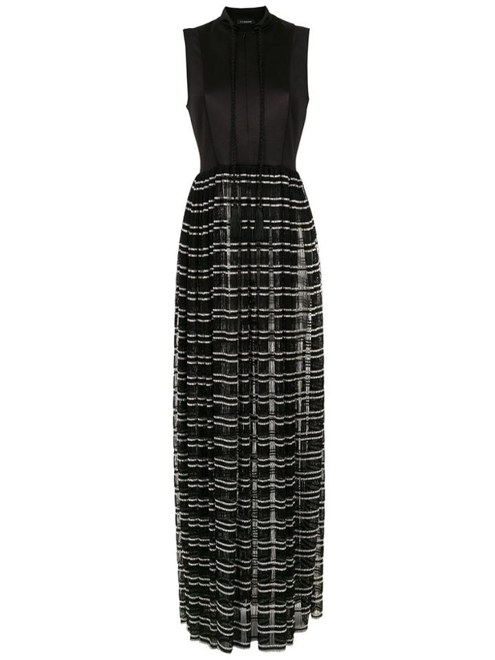 À La Garçonne Wave Tulle Dress - Black