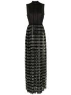 À La Garçonne Wave Tulle Dress - Black