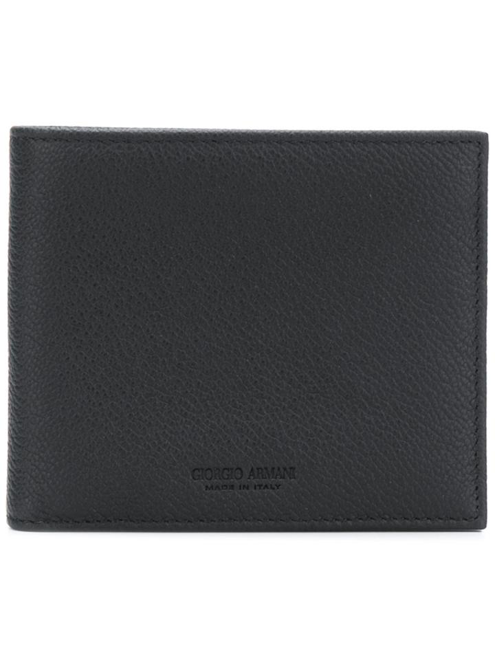 Giorgio Armani Classic Bifold Wallet - Black