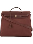 Hermès Vintage Her Bag Mm 2 In 1 2way Hand Bag - Brown