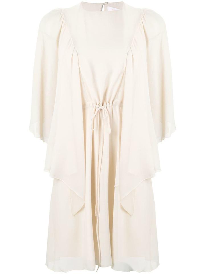 See By Chloé Short Frilled Dress - Neutrals