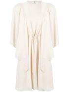 See By Chloé Short Frilled Dress - Neutrals