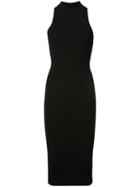 Cushnie Et Ochs Fitted Halterneck Dress, Women's, Size: Small, Black, Viscose/polyester