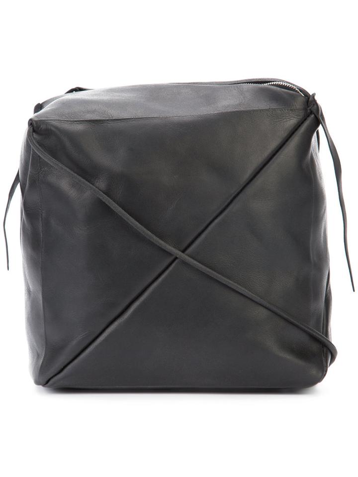 Ma+ - Box Crossbody Bag - Women - Calf Leather - One Size, Black, Calf Leather