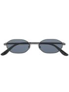 Jimmy Choo Eyewear Oval Frame Sunglasses - Black
