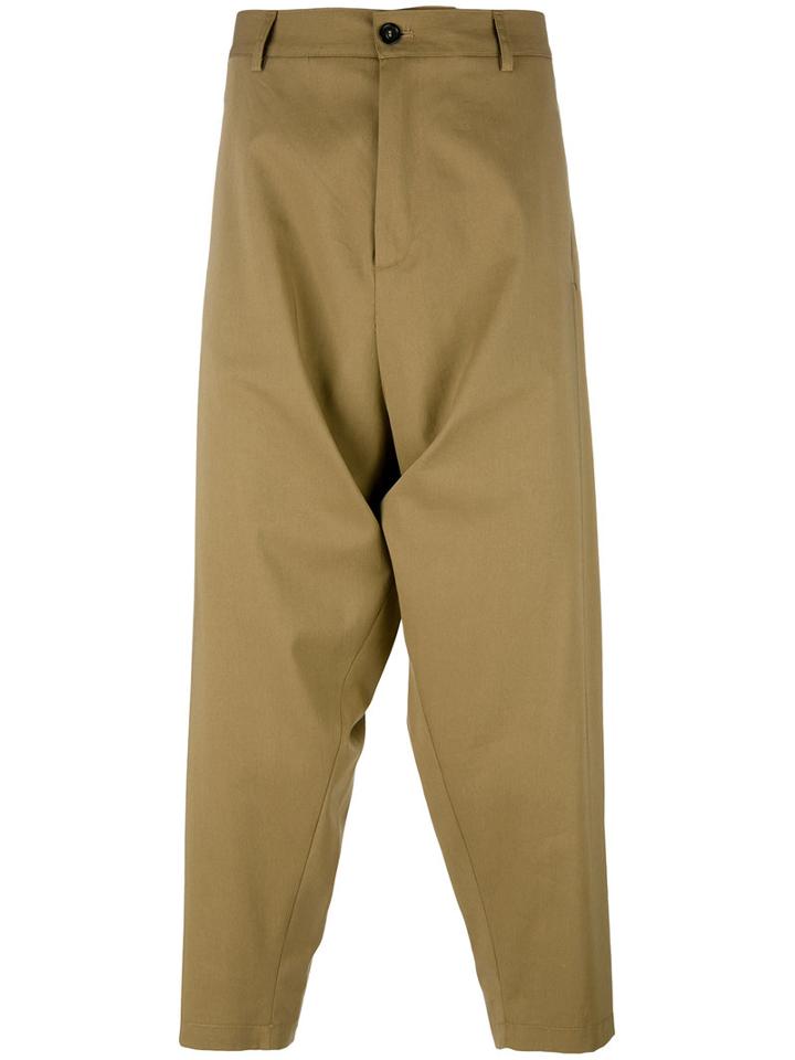 Société Anonyme Sauvage Summer Trousers, Adult Unisex, Size: Large, Brown, Cotton/viscose