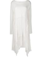 Twin-set Lace Trimmed Sweater Dress - White
