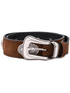 Kate Cate Western Buckle Belt - Brown